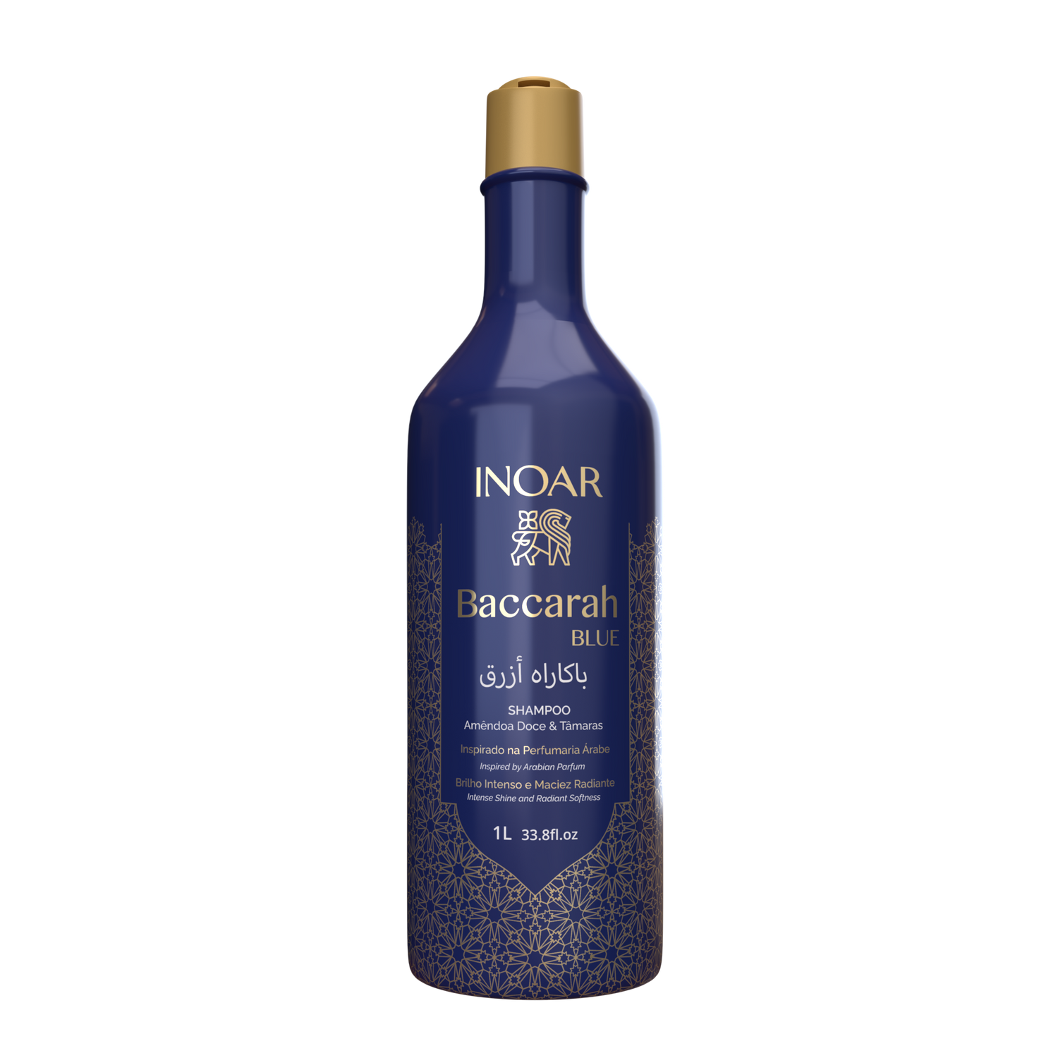 INOAR Baccarah Blue Shampoo - plaukus maitinantis šampūnas
