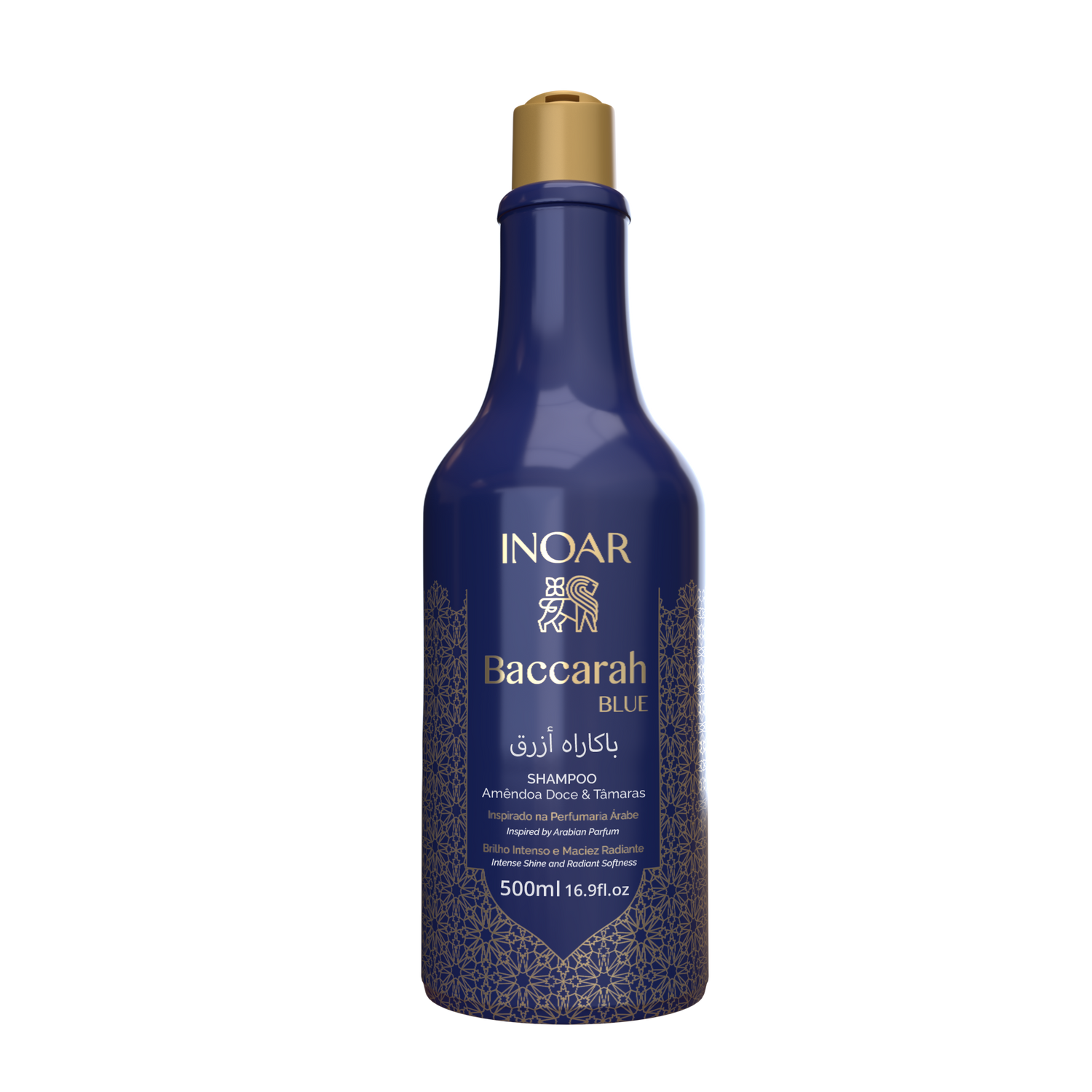 INOAR Baccarah Blue Shampoo - plaukus maitinantis šampūnas