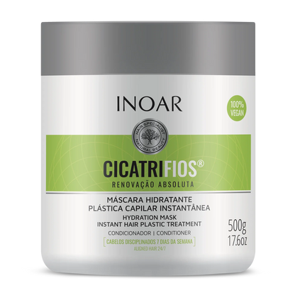 INOAR CicatriFios Mask - plauko struktūrą atkurianti kaukė