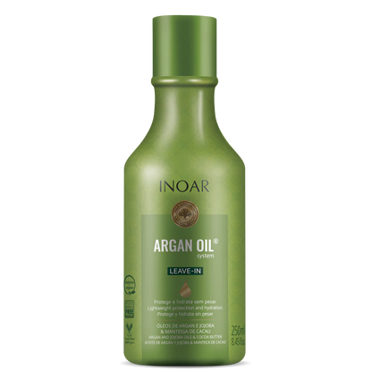 INOAR Argan Oil Leave-in - nenuplaunamas balzamas su argano aliejumi