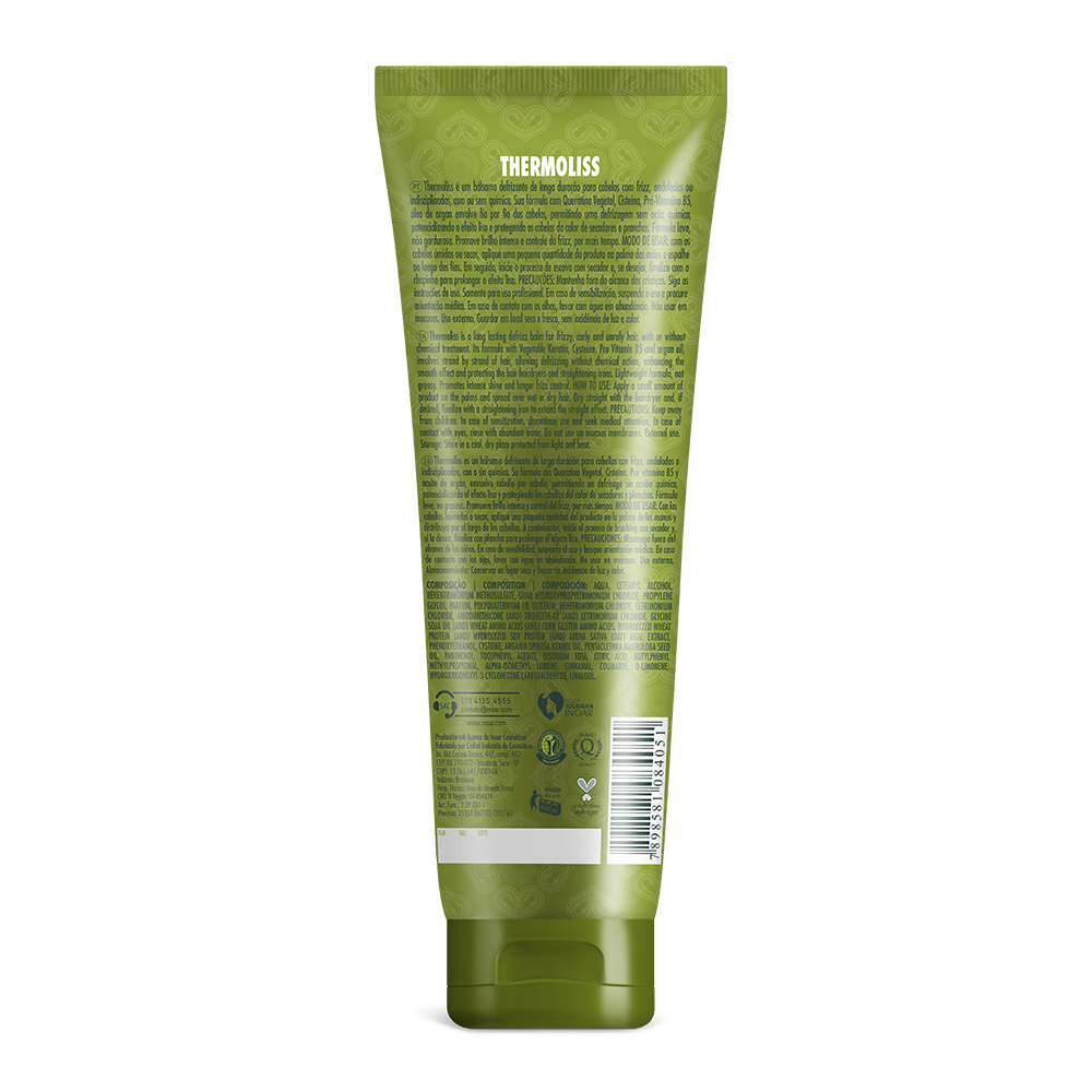 INOAR Thermoliss Thermo-Active Balm - apsaugantis nuo karščio, glotninantis balzamas 240 g