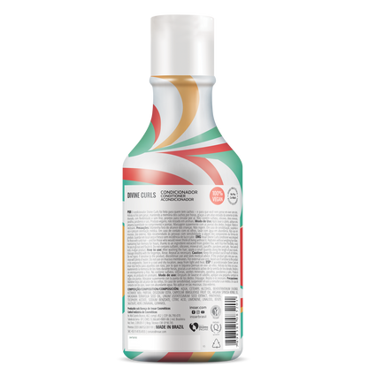 INOAR Divine Curls Conditioner - kondicionierius garbanotiems ir banguotiems plaukams 250 ml
