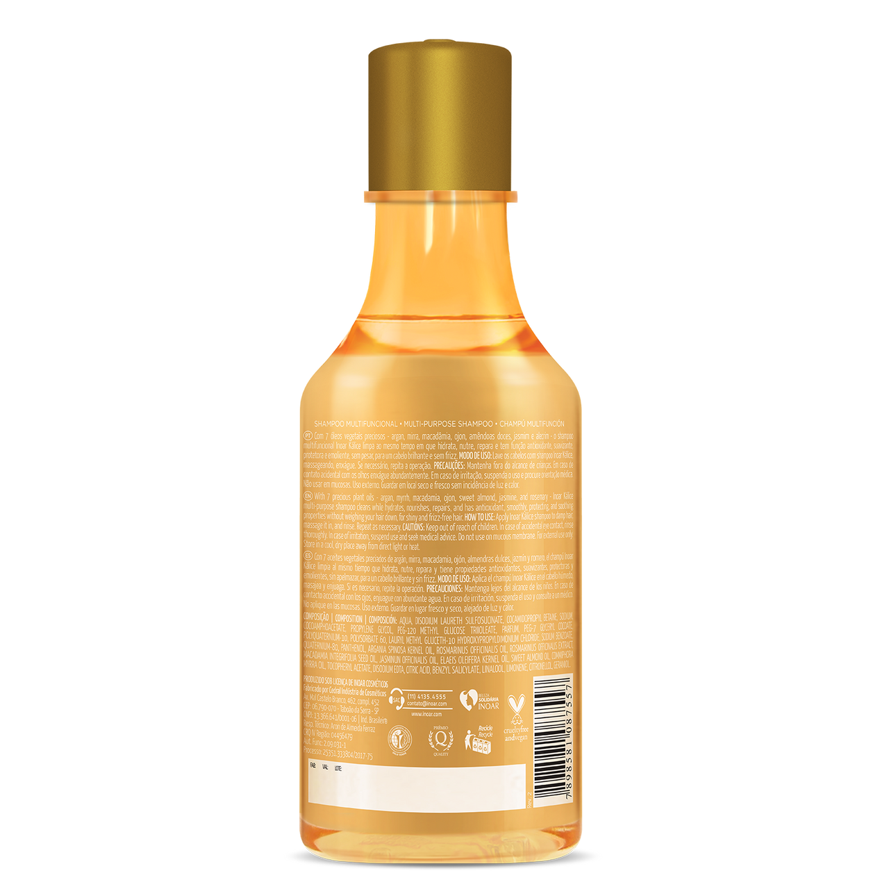 INOAR Kalice Multi-purpose Shampoo - daugiafunkcis plaukų šampūnas 250 ml