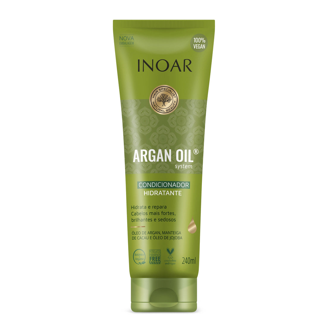 INOAR Argan Oil Conditioner - intensyviai drėkinantis kondicionierius su Argano aliejumi