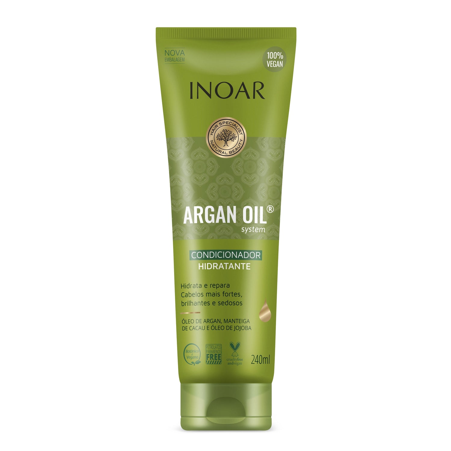 INOAR Argan Oil Conditioner - intensyviai drėkinantis kondicionierius su Argano aliejumi
