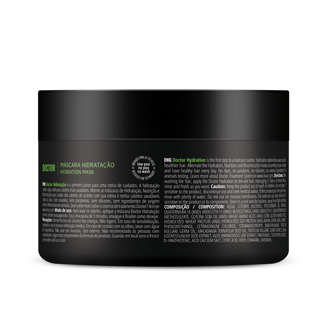INOAR Doctor Hydrating Mask - drėkinanti kaukė 250 g