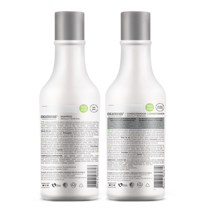 INOAR CicatriFios Duo Kit - plauko struktūrą atkuriantis priemonių rinkinys