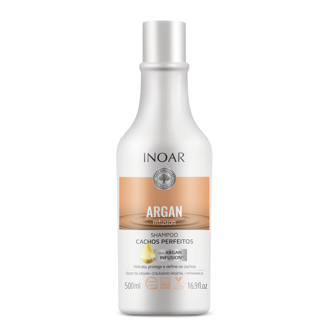 INOAR Argan Infusion Perfect Curls Shampoo - šampūnas tobuloms garbanoms 500 ml