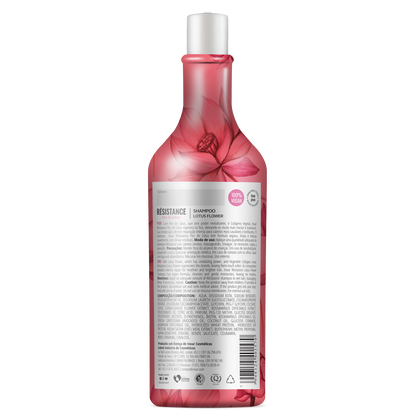 INOAR Resistance Flor de Lotus Shampoo - regeneruojantis blizgesio suteikiantis šampūnas 1000 ml