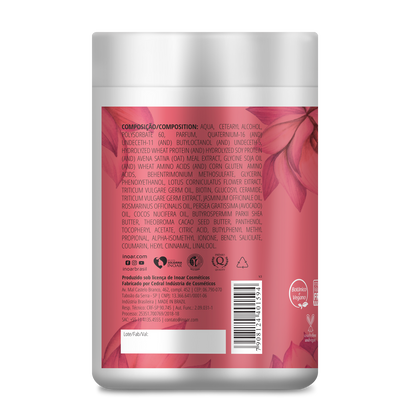 INOAR Resistance Flor de Lotus Mask - intensyviai regeneruojanti, gaivinti kaukė 1000 g