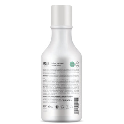 INOAR Argan Hydrating Duo Kit - plaukus drėkinantis šampūno ir kondicionieriaus rinkinys 500 ml+250 ml