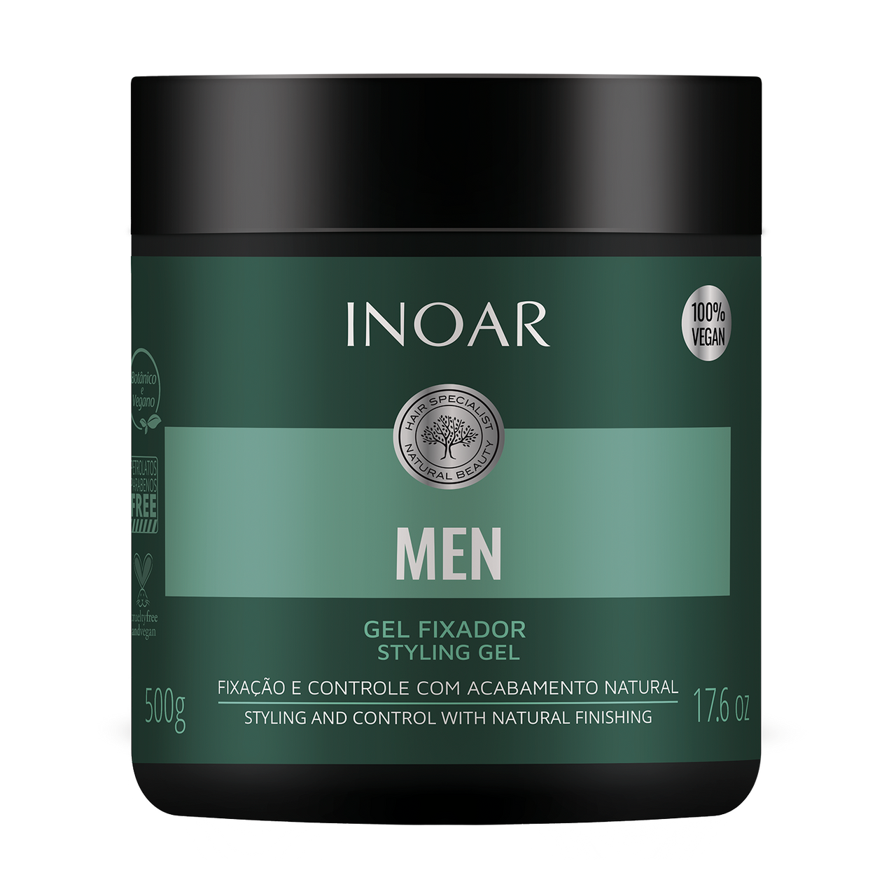 INOAR MEN Styling Gel - plaukų formavimo gelis 500 g