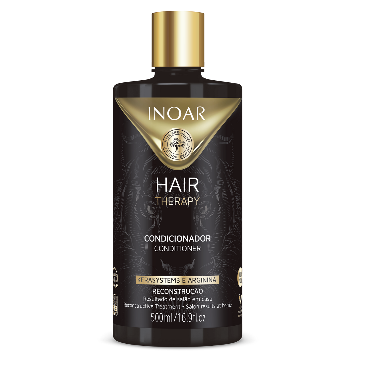 INOAR Hair Therapy Conditioner - plaukus puoselėjantis kondicionierius 500 ml