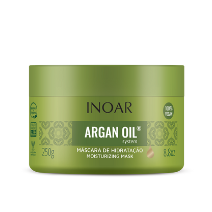 INOAR Argan Oil Mask - intensyviai drėkinanti plaukų kaukė su Argano aliejumi 250 ml