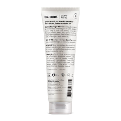 INOAR CicatriFios Shampoo - plauko struktūrą atkuriantis šampūnas