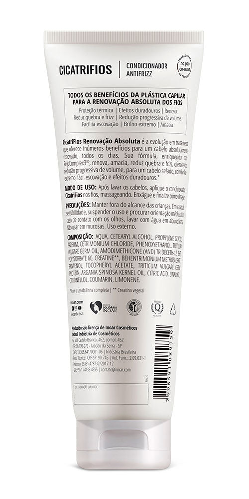 INOAR CicatriFios Conditioner - plauko struktūrą atkuriantis kondicionierius