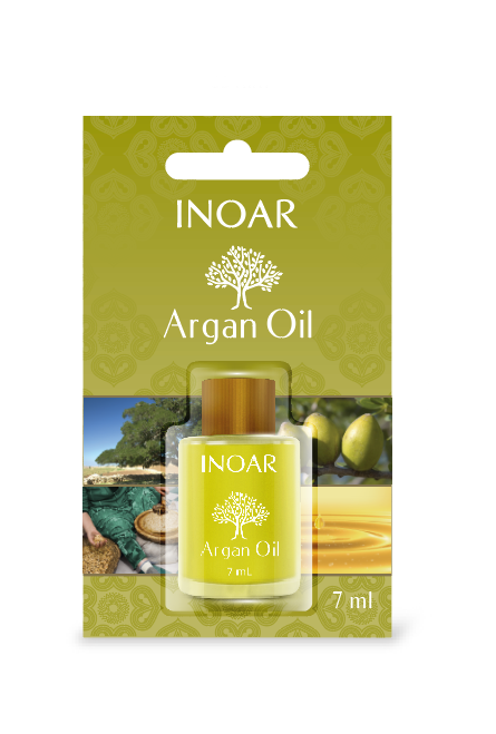 INOAR Argan Oil - daugiafunkcinis argano aliejus (pakuotėje) 7 ml