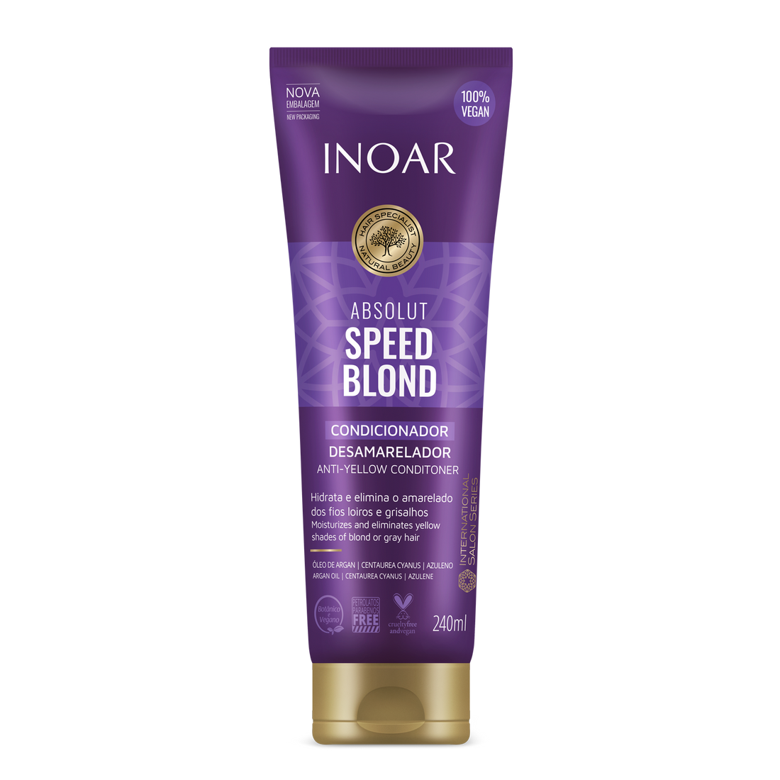INOAR Speed Blond Conditioner - kondicionierius šviesiems plaukams