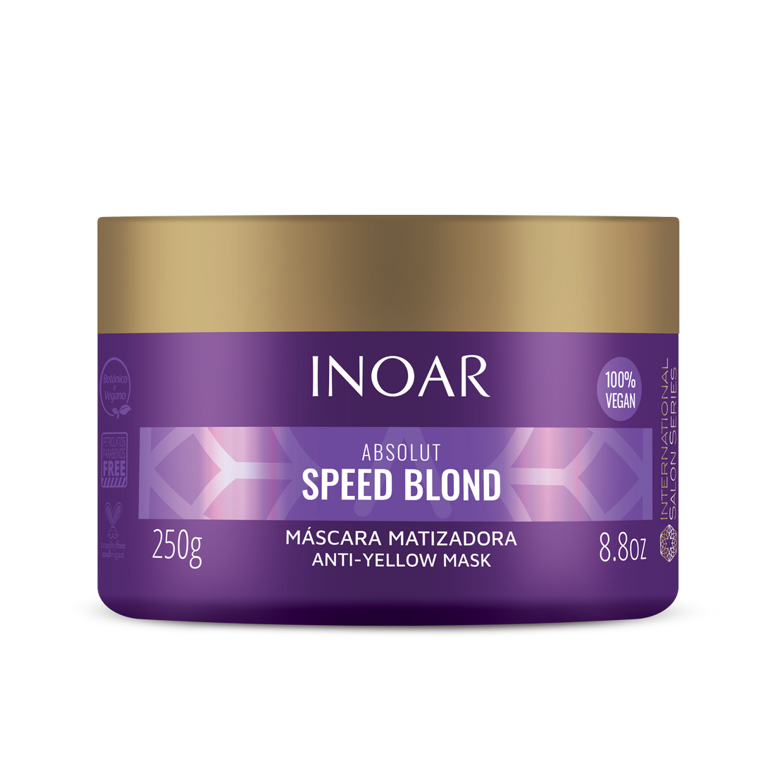 INOAR Absolut Speed Blond Mask - plaukų kaukė šviesiems plaukams
