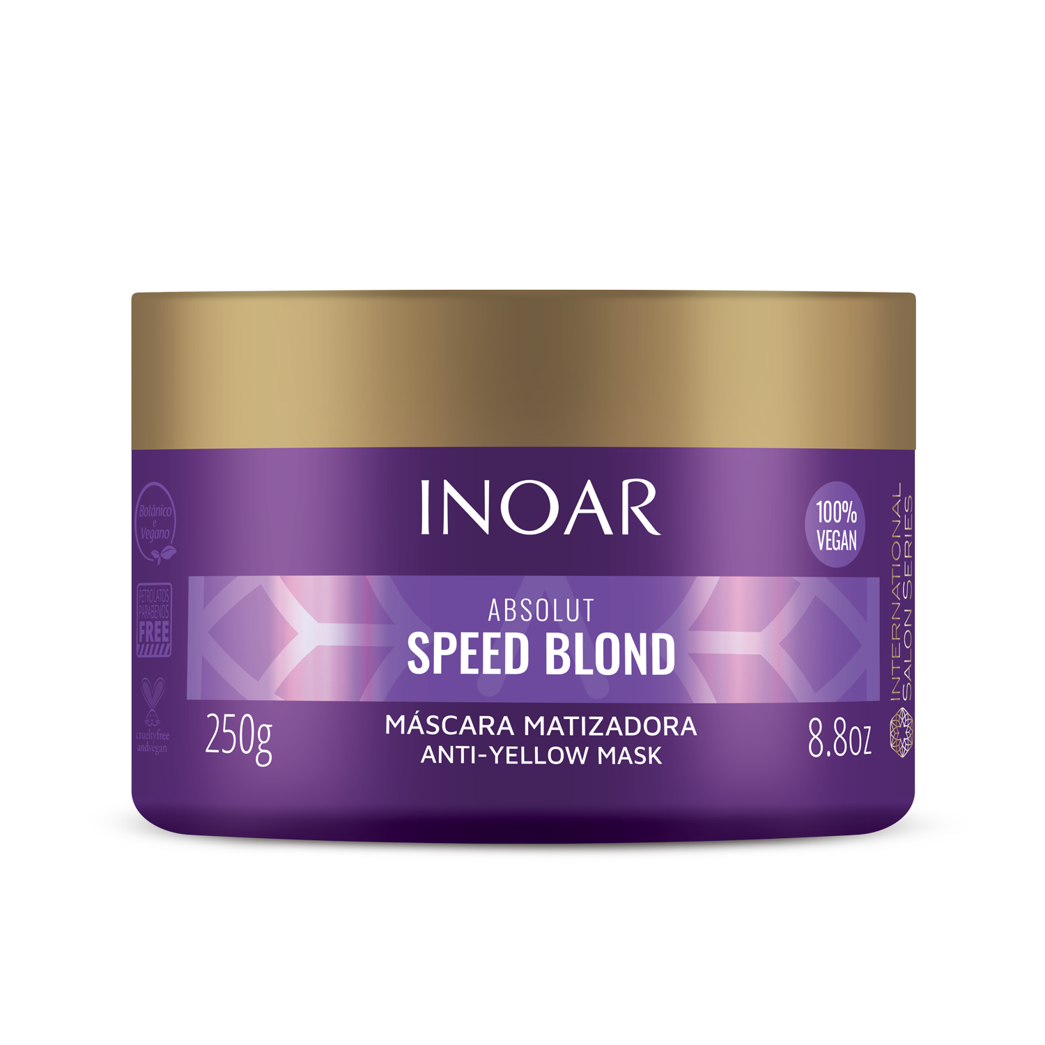INOAR Absolut Speed Blond Mask - plaukų kaukė šviesiems plaukams 250g