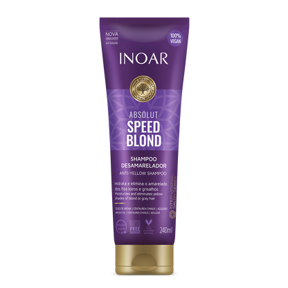 INOAR Speed Blond Shampoo - šampūnas šviesiems plaukams