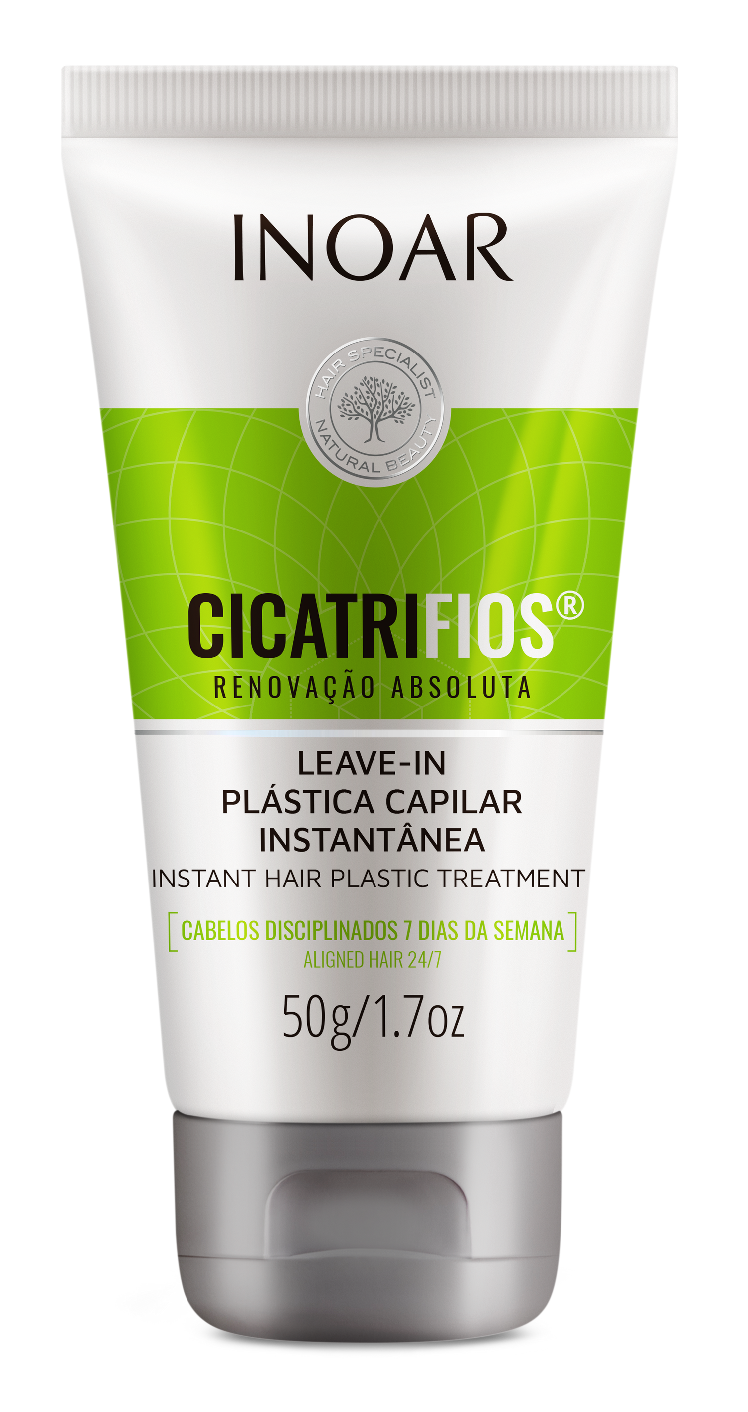 INOAR CicatriFios Leav-In - nenuskalaujamas balzamas apsaugantis nuo karščio 50 ml