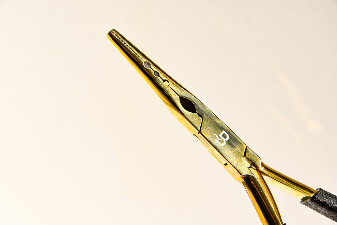 Replės keratino kapsulės nuėmimui - Titanium Gold