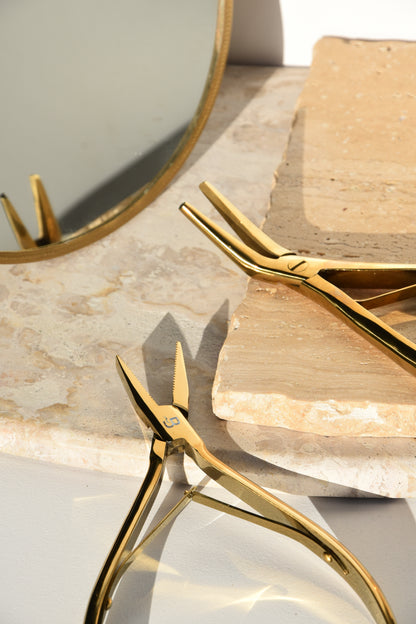 Replės keratino kapsulės nuėmimui - Titanium Gold