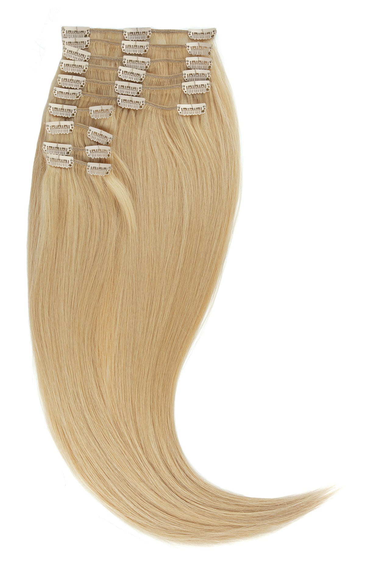 Natūralių plaukų tresai su segtukais 40 cm, 50g