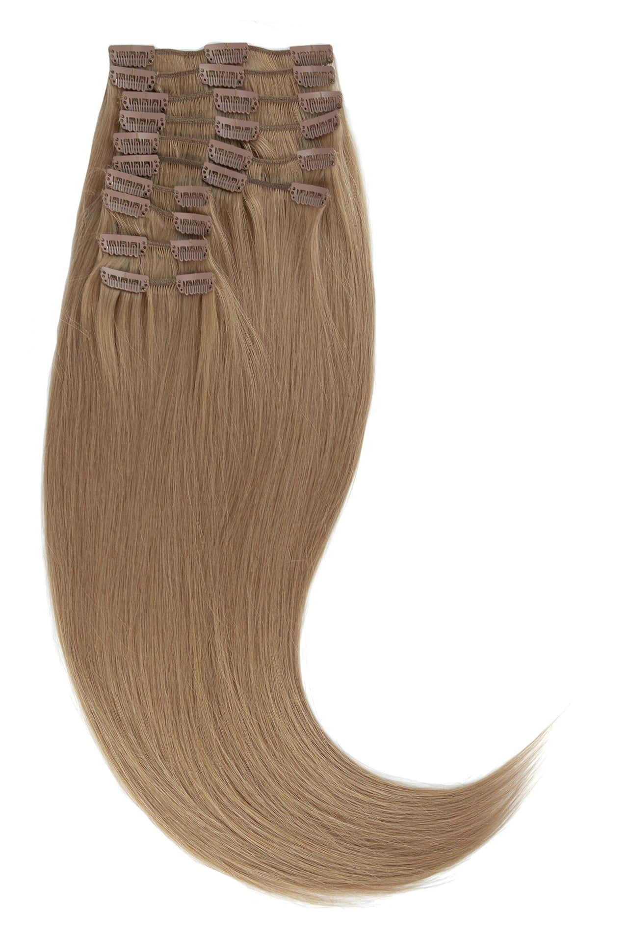 Natūralių plaukų tresai su segtukais 55 cm, 50g
